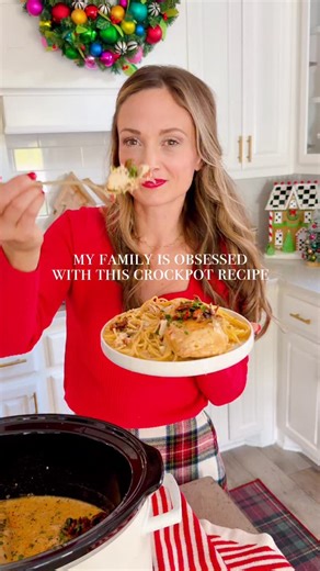 This crockpot Marry Me Chicken is on repeat over here. Using @LifewayKefir Farmer Cheese and Kefir makes the sauce extra creamy and balanced without feeling heavy. Minimal prep, slow-cooked flavor, and an easy dinner win. Save this one for cozy winter nights! ✨♥️ 🎄🎅Like this post and comment MARRY for the recipe #slowcookermeals #crockpotdinner #marrymechicken #crockpotmeals #slowcookerrecipes | Life by Leanna