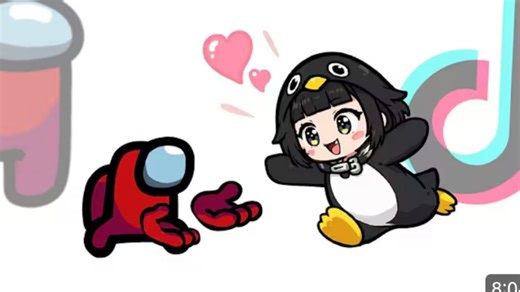 Mini Crewmate Save Gugugaga Penguin Character | Among Us