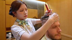 (ASMR) The Ultimate Luxury: VIP Full Service Japanese Barbering at a 5-Star Hotel by Kawana Airi | Yes Plz ASMR