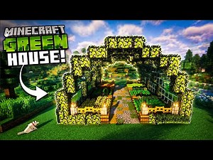 The easiest minecraft green house you can build !😲