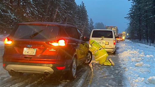 Storm Latest: '9 days before winter but we're already in winter-like weather' | Chain controls, traffic