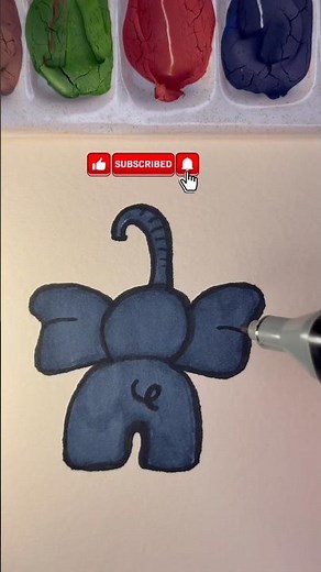 How to Draw a Realistic Elephant Step by Step 🐘