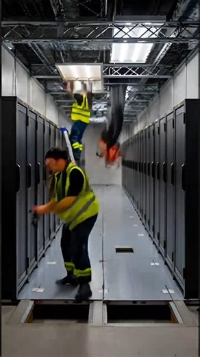 Server Room Construction Secrets Revealed #shorts #serverroom #shortfeed