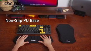 Ergonomic Mouse Pad and Keyboard Wrist Rest Support Set, Massage Design Mousepad for Carpal Tunnel Pain Relief, Memory Foam, Non-Slip PU Base for Computer Desk, Purple