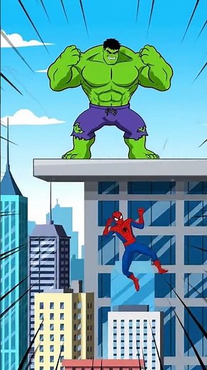 Hulk Kicks Spider-Man: The FUNNIEST Superhero Animation EVER! #hulk #marvelhero #avengers #marvel