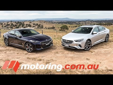 2018 Holden Commodore VXR v Kia Stinger GT | motoring.com.au