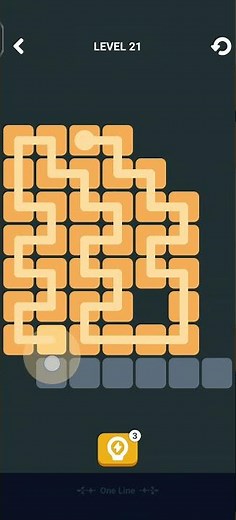 Block Blast One Line Level 21 Solution & Walkthrough | Puzzle Game (Android & iOS Shorts)