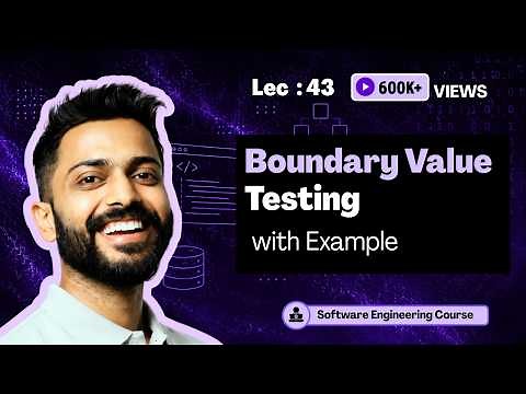 Boundary Value Testing | Black 📦 Testing | Software Engineering with Real Life examples