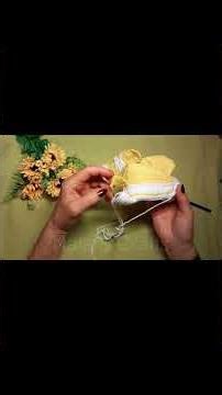 Baby sneakers crochet-παπουτσακια πλεκτα μωρουδιακα #howtocrochet #tutorial #beginners