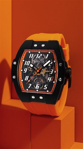The Invicta JM Correa Collection: Precision, Style & Motorsport Spirit 🏁 This stunning timepieces brings high‑octane energy to your wrist with striking design and automatic movement. Limited to 1,000 units. 🔥 Vibrant Silicone Strap: 28 mm wide, 205 mm long: comfortable, bold, and ready for the track. ⚫ Titanium Case: 47 mm size, just 17 mm thick, for a lightweight yet commanding presence. 🔍 Transparent Dial: Metal and plastic layered design reveals racing inspired mechanics. ⚙️ Automatic Move