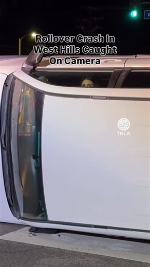 ROYOL NEWS - TNLA on Instagram: "A rollover traffic collision at notorious West Hills intersection left one driver trapped and required extrication by Los Angeles Fire Department. The incident occurred at approximately 5:51pm on January 12, 2026, at the intersection of Vanowen Street and Platt Avenue. According to video of the crash, a white Toyota 4Runner was in the process of making a left turn onto Vanowen from Platt when it was struck by oncoming traffic. The impact caused the 4Runner to fli