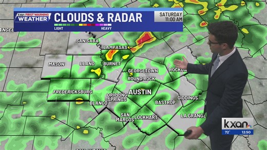 Rain chances winding down for now, Saturday storms | KXAN weather forecast (Apr. 2)
