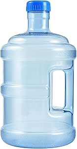 Water Bottle 1.3 Gallon Water Containers Jug with Handle Large Reusable Motivational Jug for Camping Outdoor Sports Travel