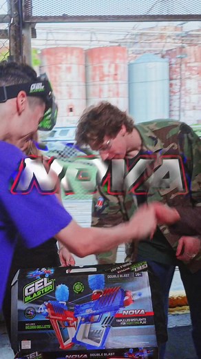 The NEW Nova two-pack includes one blue and one red Gel Blaster that includes a Nova triple LED spotlight. Customize your play style and get ready for the ultimate blast-off! Costco exclusive! #gelblaster #goplay #nova #gbnova #nova2pk #costco #novaatcostco