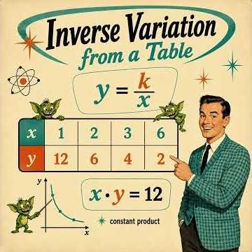Direct or Inverse Variation? Funny?? Doo-Wop Math Song