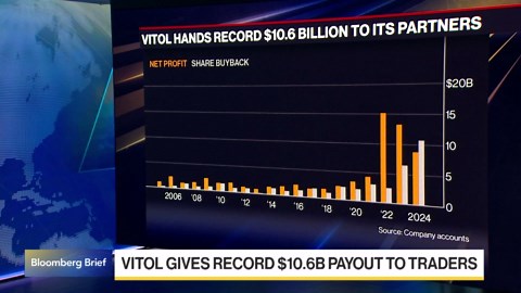 Vitol Partners Get Record $10.6 Billion Payout