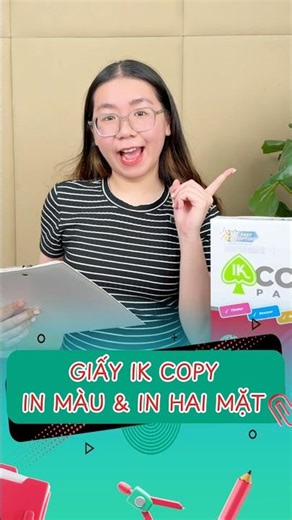 Review of IK Copy printing paper #thienlongshop