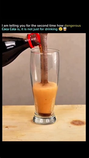 Vishvajit Debnath on Instagram: "Coca-Cola and other soft drinks like Pepsi or Sprite contain acids such as carbonic acid and phosphoric acid, which have the ability to dissolve rust (iron oxide). These acids react with the rust on the metal surface, breaking down the particles and cleaning it. Phosphoric acid, in particular, reacts with iron oxide to form iron phosphate, which can be easily washed away - that's why rust seems to disappear when you pour Coke on it. However, the same acidic natur