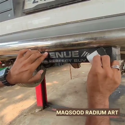 VENUE CAR BACK BUMPER CARBON BLACK DESIGN 🔥🔥🔥👍