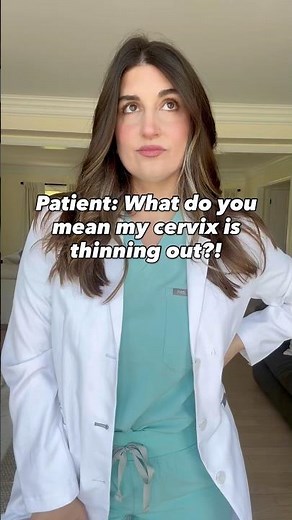 Cervical Effacement Explained by a Midwife ✨ #cervicalexam #pregnancyeducation