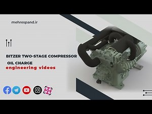 Bitzer two-stage compressor oil charge