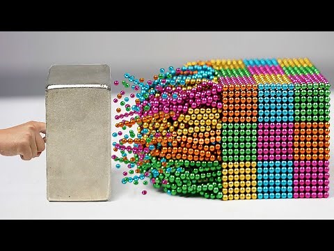 Magnetic Balls VS Monster Magnets in Slow Motion