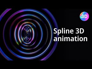 Hexagon | Triangle and Circle Loop Animation 3D Spline video tutorial