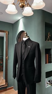 🖤 Full Black – Chuẩn mực lịch lãm, đẳng cấp vượt thời gian... 🖤 #linwedding #veston #suit #tuxedo #vestcuoi #chure | LIN wedding suit