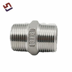 [Hot Item] Casting Pipe Fitting Joints Hexagon/Hex Nipple Outside Threaded Flanges/Coupling/Tees/Elbow/Clamp Coupling/Reducing Hex Nipple Tube Ss 304 316 Accessories