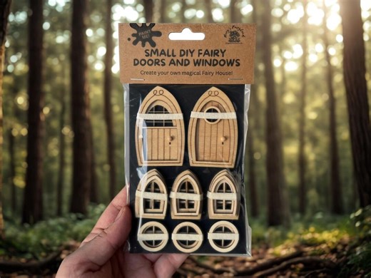 DIY Fairy Door and Windows Kit for Fairy Garden or Fairy House - Etsy