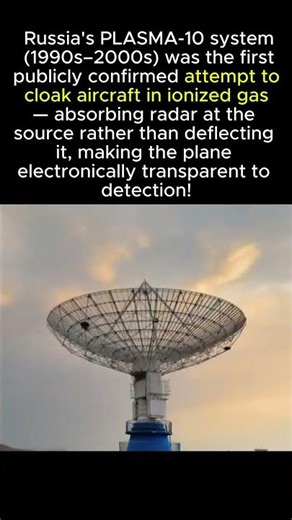 Militaries Are Testing PLASMA Shields That Eat Radar #shorts