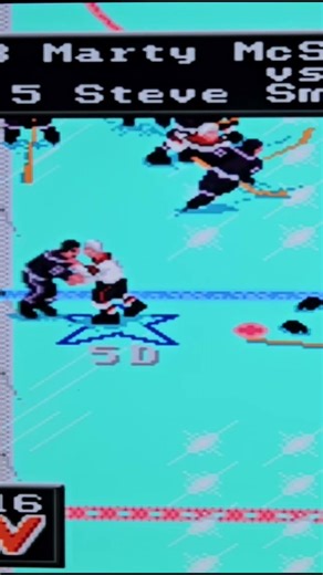 NHL 93🏒 - Marty McSorley Fights Steve Smith