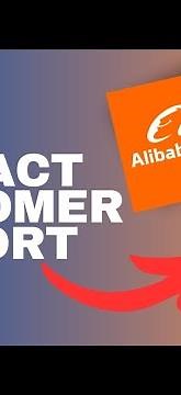 How to contact the customer support in the Alibaba.com app?
