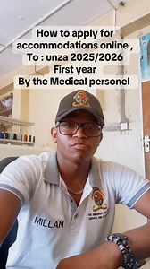 To All the upcoming 2025/2026 Unza first years This is the video guide you on how to apply for accommodations done by the medical personel Note this, The portal for applying is not open , we ll tell you once they do that in the group Watch if you have any questions please join the group we have meetings everyday day ….. https://chat.whatsapp.com/H0atVqOnooh1yzlqIxi3U0 To the NS students : the promotion is still on : k490.00 full set 💃🏼💃🏼💃🏼. Call the medical personnel for pre orders Yours :