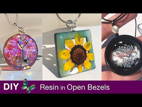 Your HOW-TO Guide for using RESIN in OPEN BEZELS - Jewelry Making +