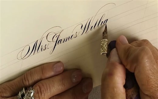 Envelope calligraphy - Copperplate & modern script by Suzanne Cunningham