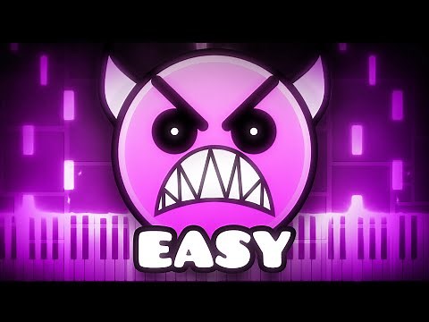 Geometry Dash LVL 22 - Dash | EASY Piano Tutorial