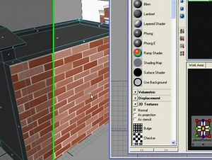 Creating a Brick Wall Texture in Maya: Video Tutorial