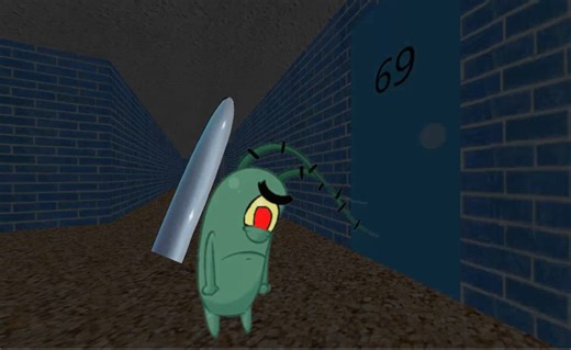 【Baldi Mod】海绵宝宝同人游戏V1.7.0更新 新BOSS战 痞老板BOSS FIGHT