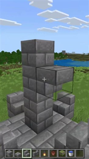 How to create a fountain in Minecraft #shorts #minecraft