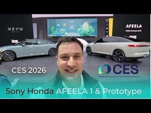 Sony Honda Afeela 1 CES 2026 & Prototype 1st Look