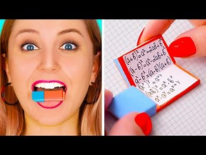 FUN DIY SCHOOL HACKS || Easy Crafts and Hacks For School! By 123 GO!