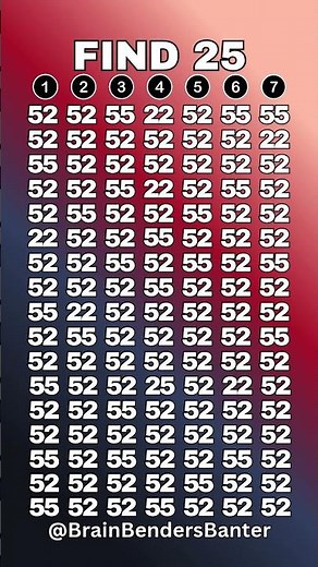 Test Your COGNITIVE Brain Skills With This FAST Number Game! #shorts