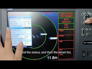 ONWA Tutorial: AIS Menu (Chart Plotter)