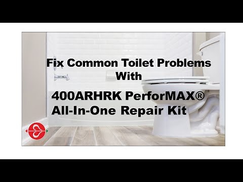 Fix Common Toilet Problems with Fluidmaster 400ARHRK PerforMAX® All-In-One Repair Kit