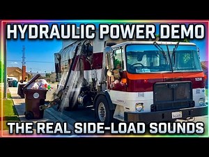 15 Minutes of Massive Garbage Trucks! Side Loaders, Trash Bins & Real Sounds