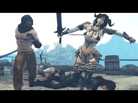 Skyrim Ryona リョナ Death Montage 30 Preview