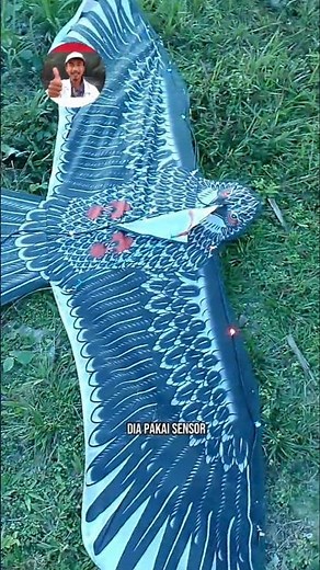 Kite lamp uses 15 LED light sensors #short