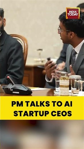 PM Narendra Modi Interacts With CEOs Of AI And Deeptech Startups | AI Summit 2026 #pmmodi #aitech