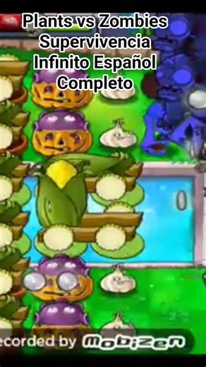 Plants vs Zombies Supervivencia infinito Español Completo #pvzcollgameplay #mvpvz